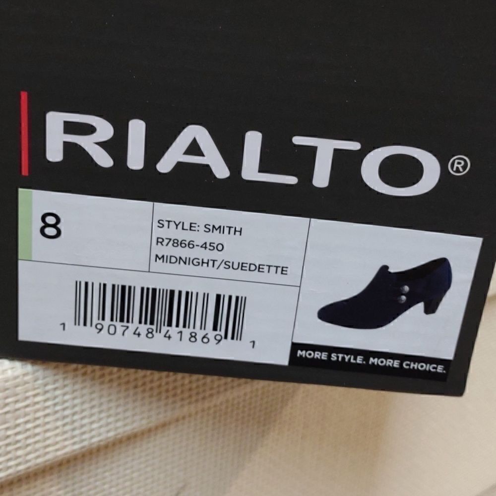 Rialto Blue Suede Shoes - Picture 5 of 5